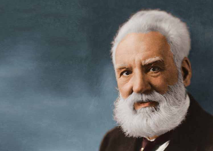 Alexander Graham Bell created the telephone